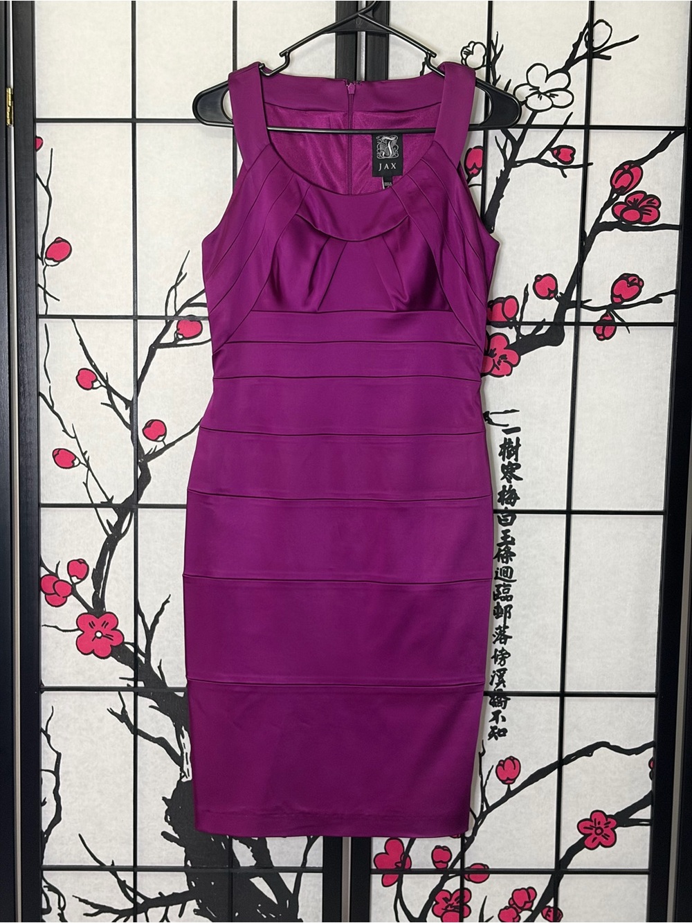 Jax Magenta Sheath Dress